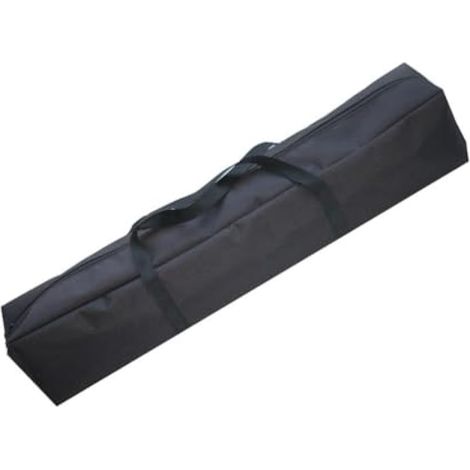 Sac de rangement pour chaise de camping 600D Oxford imperméable, housse de transport pour chaises pliantes, tentes, équipement d'extérieur, grande capacité avec poignées, noir (100 x 20 x (1/4)