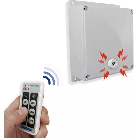 Boîtier d'alerte supplémentaire sans fil avec sirène - Haute-résistance / 800m (Gamme PROTECT 800) (1/5)