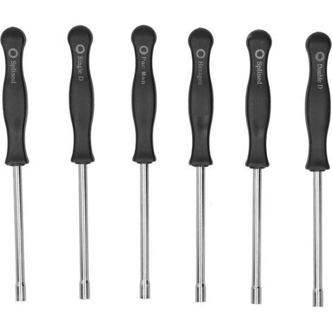 Kit de réglage carburateur 6 pièces – Tournevis ergonomiques en acier inoxydable pour ajustement précis – Qualité professionnelle (1/5)