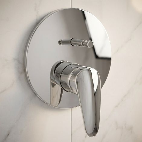 Miscelatore per doccia e vasca con deviatore ad incasso Dynamic S