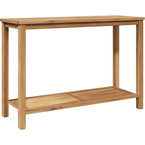 Konsolentisch Braun 110 x 40 x 75 cm Massivholz Teak vidaXL