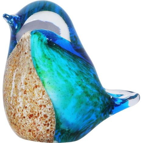 Heimdekoration aus Glas gefertigtes Singvogelornament