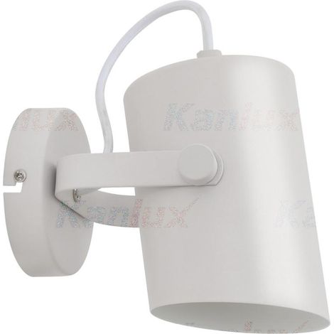 Faretto parete/soffitto orientabile bianco E27 Kanlux Larata (1/3)