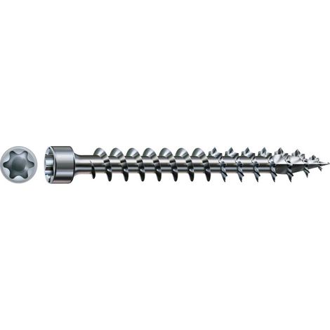 Spax Vis bois Tête cylindrique TC TORX T30 6X120 Filetage total 4CUT WIROX-1 pièce (1/3)