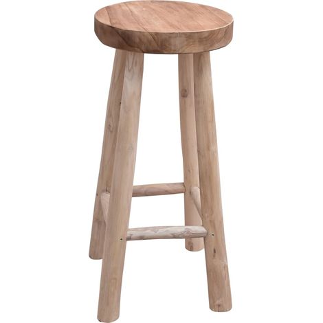 Barhocker Teak Massivholz