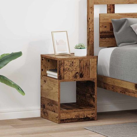 Beistelltisch 2 pcs Altholz 30,5 x 30 x 45 cm Holzwerkstoff
