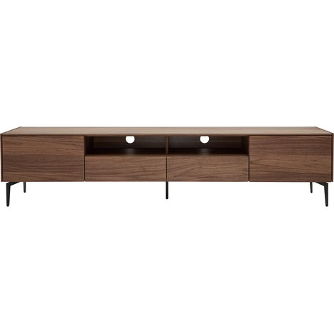 Mobile TV design impiallacciatura noce L200 cm BLISS (1/4)