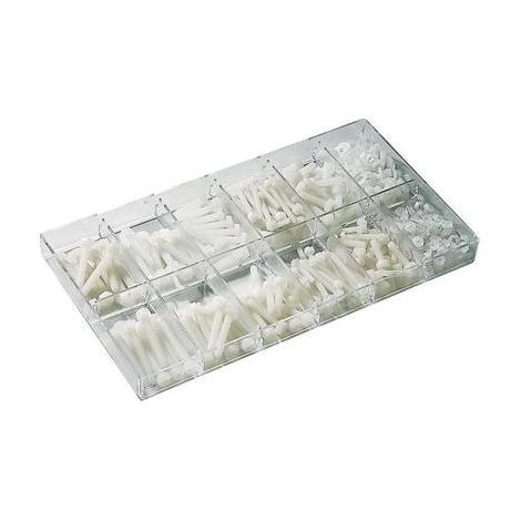 CAJA SURTIDA DE 420 TORNILLOS CABEZA CILÍNDRICA POLIAMIDA SONSTIGE 16588
