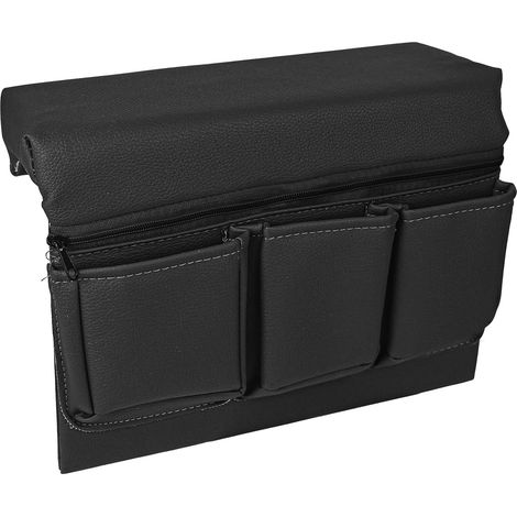 Scatola portaoggetti per bracciolo del finestrino dell'auto, borsa portaoggetti laterale, cuscino multifunzionale per bracciolo della portiera con tasche. (1/5)
