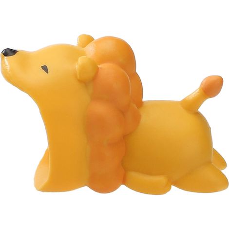 USB-Kabelschutz – PVC-Datenkabelschutz mit niedlichem Cartoon-Tiermotiv – 6,5 x 3,5 x 4 cm – Orange, Gelb, Blau, Rosa, Schwarz, Weiß – 36 g – [1 Stück enthalten] (1/5)