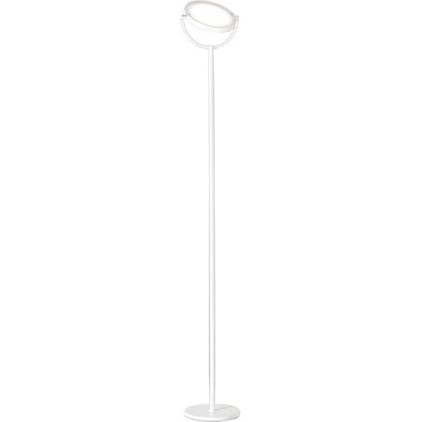 Plato - Lampadaire Led 30W À Intensité Variable, 3 000 K, 2 968 Lm, H 190 Cm, Interrupteur À Pédale - Perenz - Blanc (1/3)