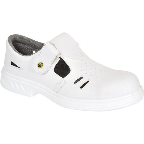 Sandalia ESD Steelite Ebro S1 Clase 3 - Comodidad y Seguridad / Blanco / 49