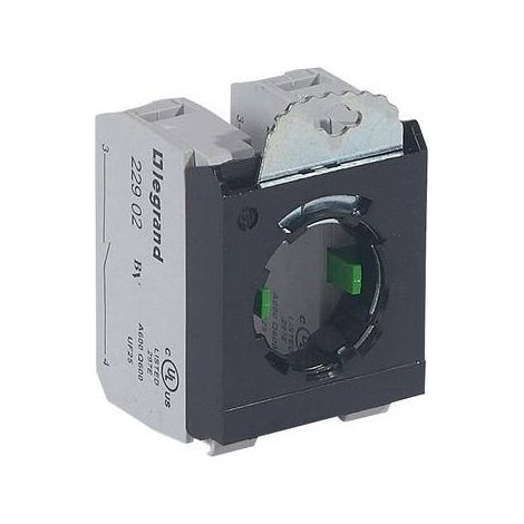 Sous-ensemble bloc pour tête non lumineuse Osmoz raccordement à vis 2NO et étrier 3 postes LEGRAND 022974