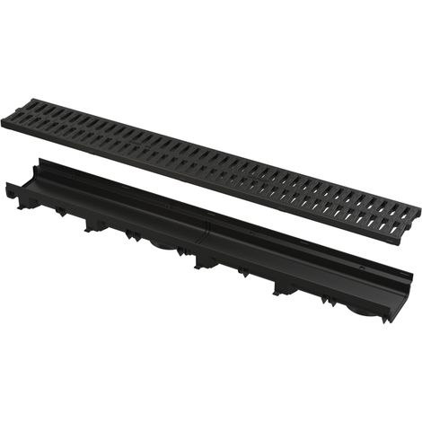 Drenaggio esterno 60 mm Realizzato in plastica, griglia A15, polipropilene (1/3)
