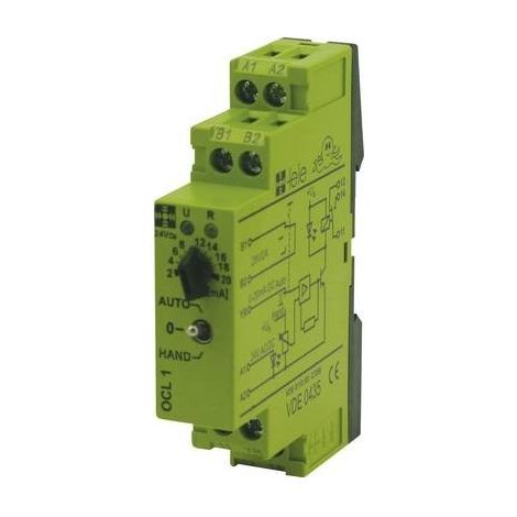 tele OCL1 24 V/AC/DC 0 - 20 mA Relè di accoppiamento 24 V/DC, 24 V/AC 5 A 1 scambio 1 pz. (1/2)
