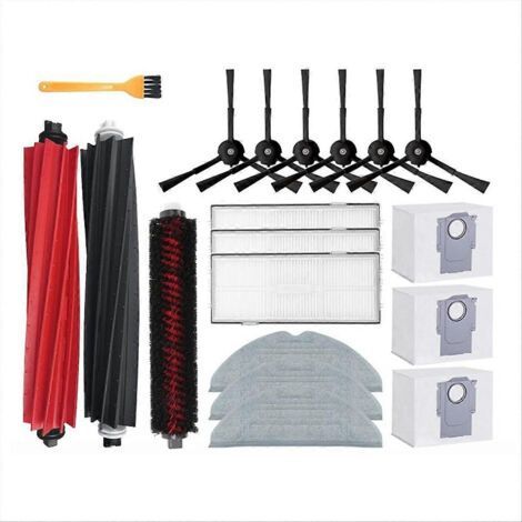LAN Ersatzteile für Saugroboter S8, S8 Pro Ultra, S8+ und G20: HEPA-Filter, Staubbeutel und Reinigungsbürste. (1/5)