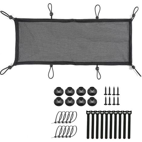 Filet de gestion des câbles sous bureau,organisateur de câbles flexible, cache-câbles extra large,compatible avec la plupart tables (1/5)