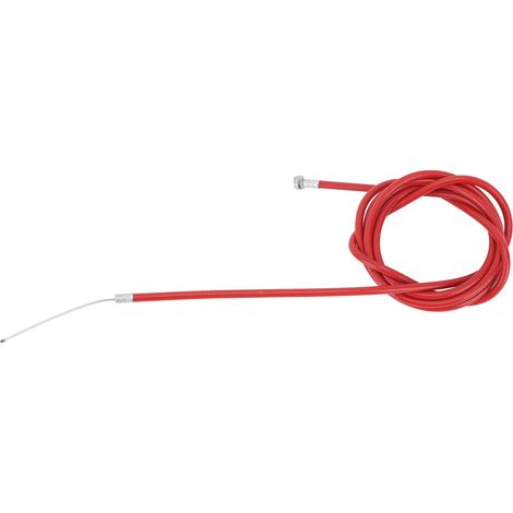 Durite de frein étanche en acier pour moto, scooter électrique et Xiaomi Pro (rouge). (1/5)