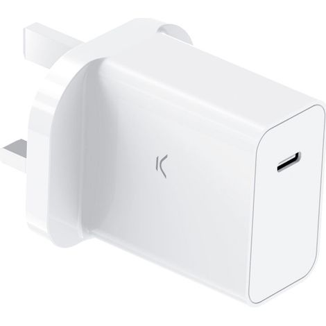 Caricabatterie da Parete KSIX PPS Bianco 30 W