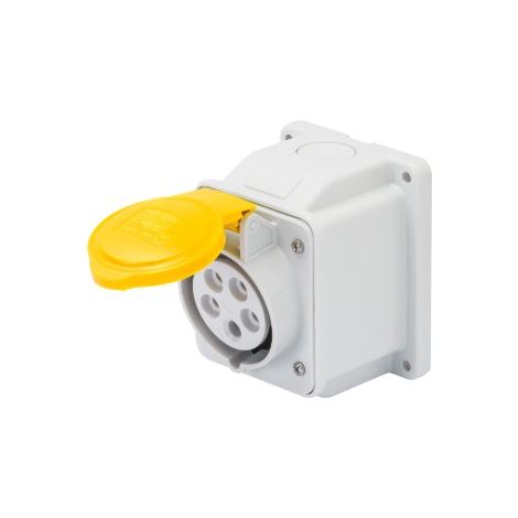 Gewiss IP44 2P+E Industrial Receptacle 16A 110V (IEC/EN 60309)
