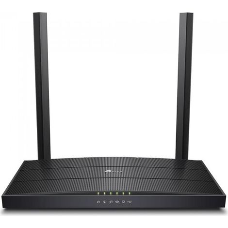 TP-Link Archer VR400 WLAN-Router Gigabit Ethernet Dual-Band (2,4 GHz/5 GHz) Schwarz (1/4)