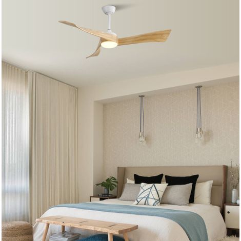 Ventilatore da soffitto 132 cm DC, telecomando, 6 velocità, timer, flusso reversibile (1/5)