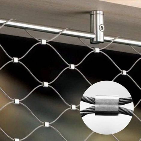 Pinces À Sertir - Aluminium - 6 mm - Pour Câbles Acier Et Caoutchouc - Lot De 25 (1/4)