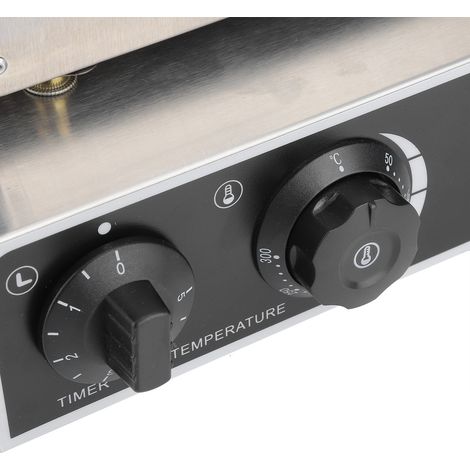 Muffin Machine [Non-Stick] Électrique à Chauffage Rapide 950W avec 25 Moules, Machine à Gaufres et Pancakes, Appareil de Cuisine UK Plug 220V, Stainless Steel 33x32.2x17cm (1/4)