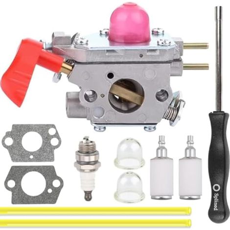 Carburateur C1U-W43A BVM200FE Compatible pour Craftsman 358794700 358794750 358794751 GBV345 souffleur de Feuilles, Remplacement pour Poulan 545081857 pour ZAMA C1U-W43 C1U-W43B C1U-W43C (1/5)