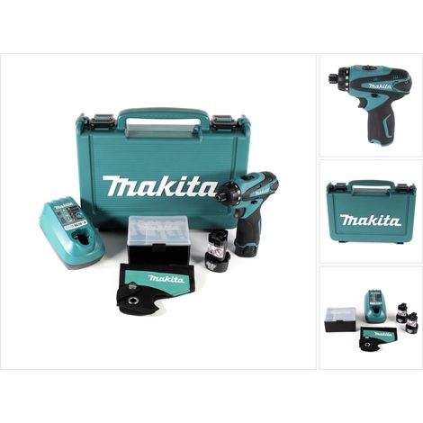 Makita - 10,8V Akku-Bohrschrauber, 2x Li-Ion Akku 1,3 Ah, Ladegerät DF030DWE