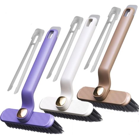 Brosse à Joints - Poils Durs Rotatifs 360° - Nettoyage Carrelage Salle De Bain Cuisine - Lot De 3 (1/5)