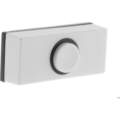 1 Bouton de sonnette filaire, basse tension 1-24V, installation en saillie, raccordement 2 fils, intérieur extérieur sous abri (1/4)