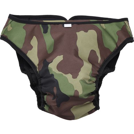 Culotte Hygiénique Pour Chien Femelle - Tissu Respirant Avec Ouverture Queue - Protection Maison Et Canapé - Noir Taille XL