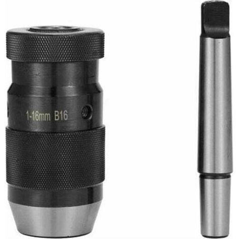 Integriertes Bohrfutter mit MT2-B16-Schaft + 1-16 mm B16 selbstspannendes Bohrfutter (1/4)