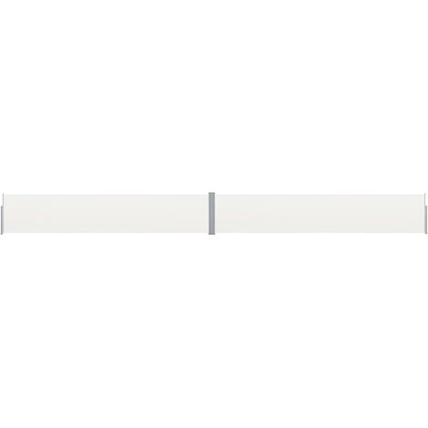 Auvent latéral rétractable de patio 140x1200 Crème (1/5)