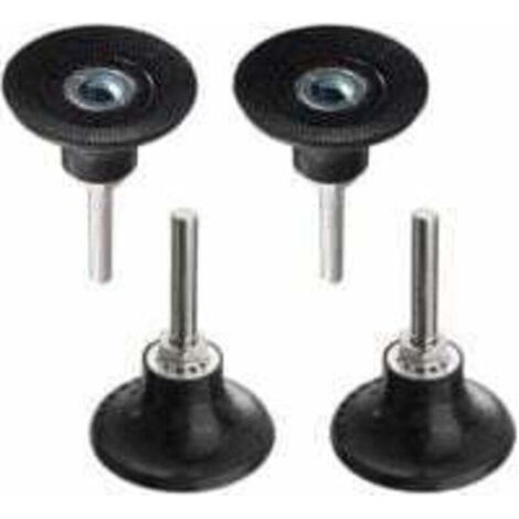 Plateaux de Polissage 50mm Disc Pad Support de Disque Abrasif de Ponçage Mandrin Polissage avec Tige de 1/4 '' Porte-Disque Rondes à Verrouillage Changement Rapide pour Outil Rotatif LO-Ron (1/4)