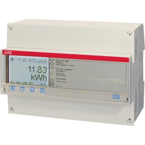 Compteur A44 Triphase Mbus Mesure InDirecte 6A Bronze Mid 2CMA170535R1000 ABB 831432 (1/2)