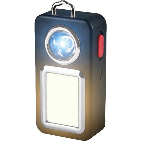 Lampe de camping rechargeable USB, lampe de travail solaire rechargeable pour éclairage mains libres, 2 modes (1/5)