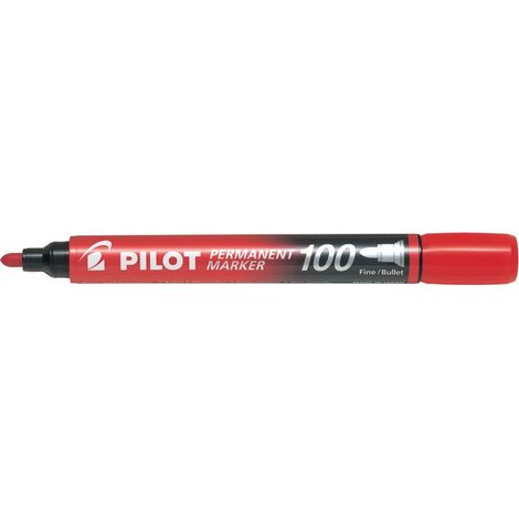 MARCADOR PERMANENTE PUNTA CONICA SCA-100 ROJO PILOT SCA-100-R
