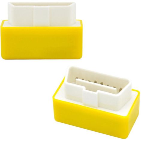 OBD2 Economy Fuel Saver NitroOBD2 Full Chip Tuning Box pour Voitures Voitures à Essence (Jaune)