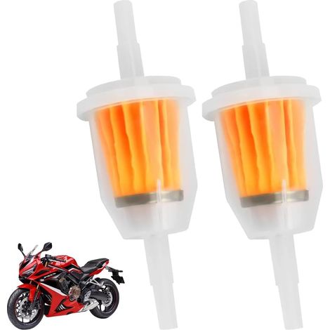 2 Pièces Filtre À Carburant Universel,Filtre À Essence, Pour Scooter, Moto, Tondeuse À Gazon(6 Mm / 8 Mm) (1/5)