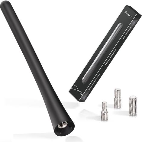 Antenne Voiture Courte Puissante Universelle FM AM Amplifiée 16 cm (1/5)