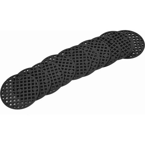 10 pièces Tapis de Pot de Fleur, Jardin Pot de Fleur Absorbant Trou Rond Tapis de Drainage Tapis de Drainage Pot de Plante bonsaï Tapis de Grille inférieure (4.5)