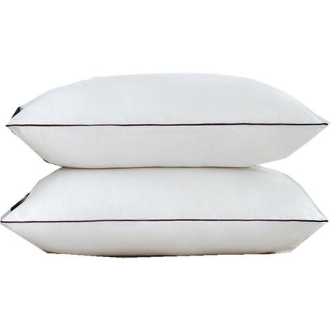 Taie d'oreiller rectangulaire en velours doux et moelleux 48 x 74 cm avec fermeture éclair, confortable pour le lit, la maison ou l'hôtel (1/5)