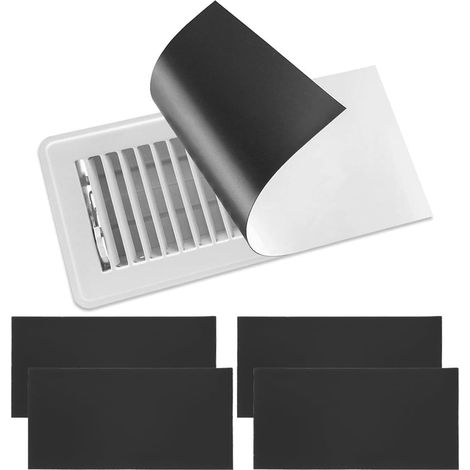 Grilles d'aération magnétiques rectangulaires, paquet de 3, 15 x 30 cm (1/5)