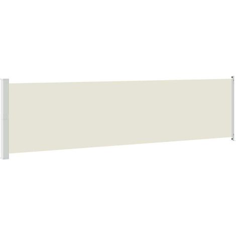 Maison Exclusive - Tenda Laterale Retrattile per Patio 600x160 cm Crema