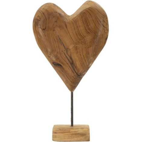 SCULTURA DOBU IN TEAK RICICLATO CM 25X12X45 (PEZZI UNICI - NON RIP. IN SERIE)