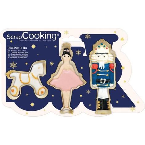 Emporte-pièces Casse Noisette x3 - Scrapcooking (1/4)