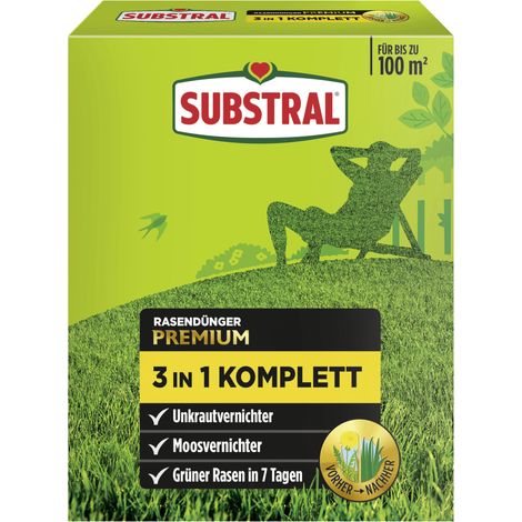 Substral Rasendünger Premium 3in1 Komplett 100 m²
