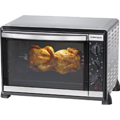Rommelsbacher BG 1805/E - Horno y grill (1800 W, acero inoxidable, con pincho giratorio XXL) (1/5)